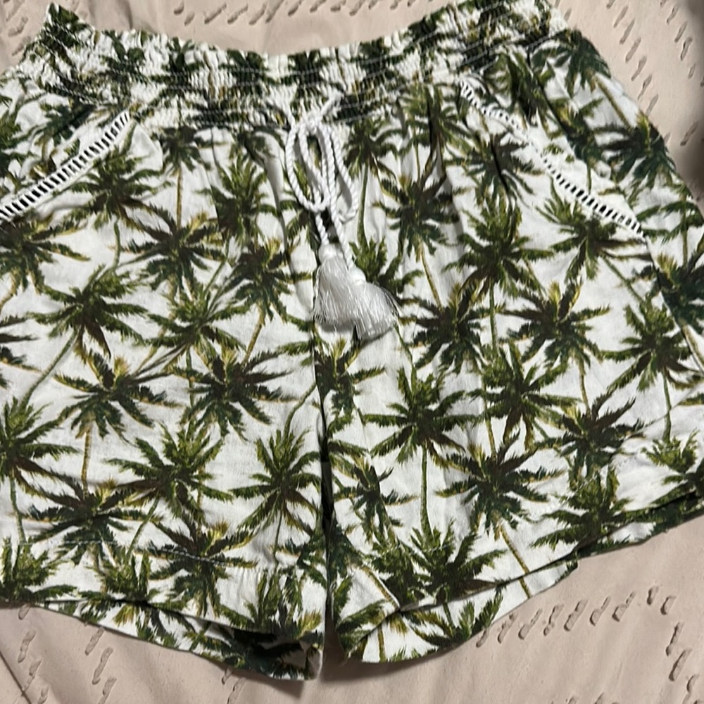 Briggs New York Tropical Palm Print Shorts